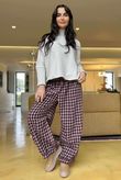 Fergus Demi Bloom Pant Burgundy
